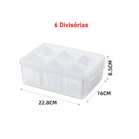 Organizador para Geladeira Com Divisórias - UltraHome
