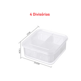 Organizador para Geladeira Com Divisórias - UltraHome